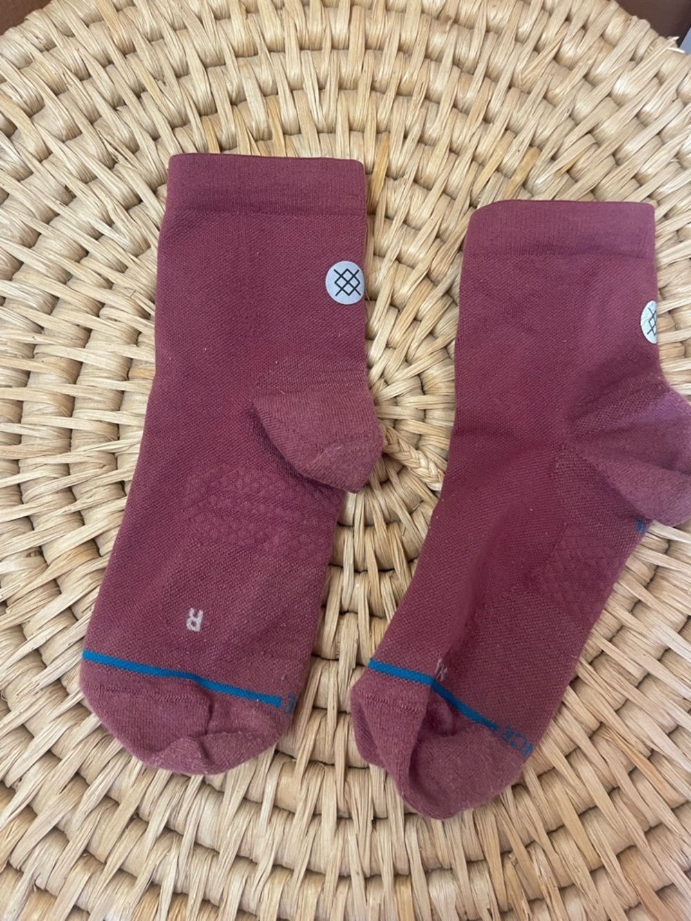 Stance Rouge Performance Quarter Socks Size Small - Picture 5 of 7